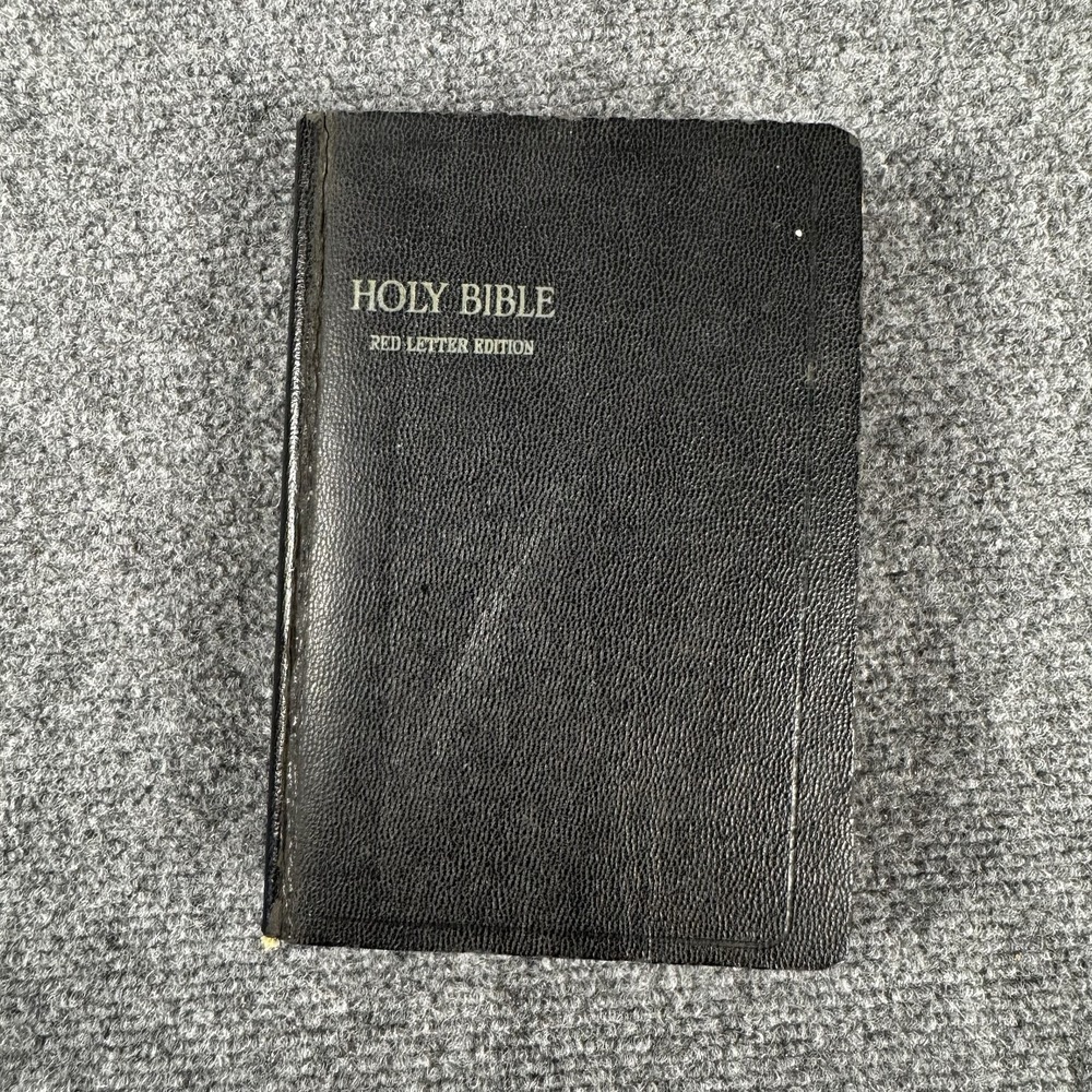 Vintage Holy Bible KJV Red Letter Edition Books Inc Publishers New York 1940s
